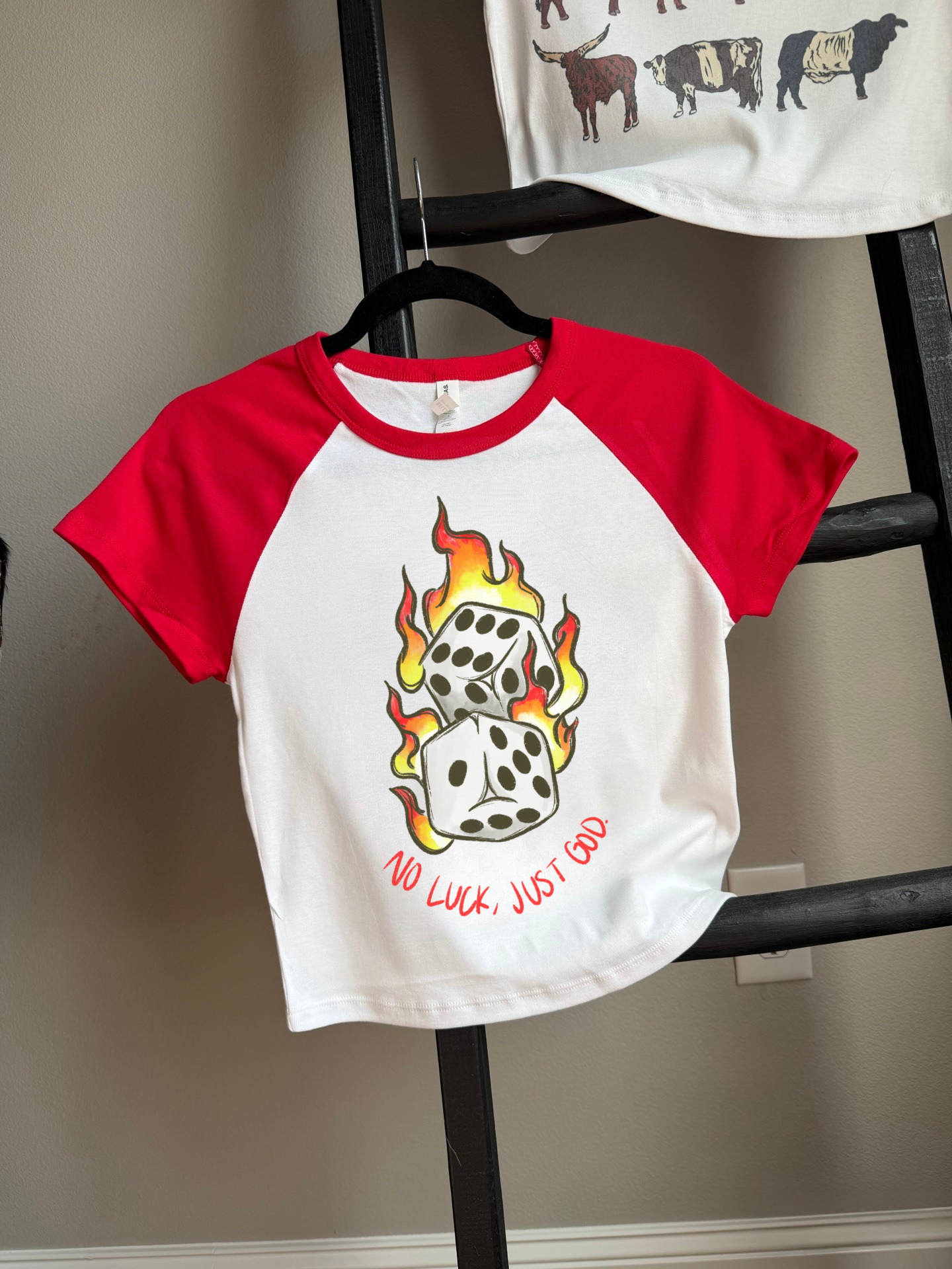 No Luck, Just God Baby Tee