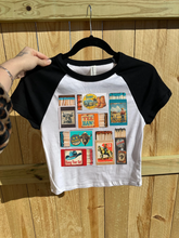 Load image into Gallery viewer, Vintage Western Matchbox Baby Tee

