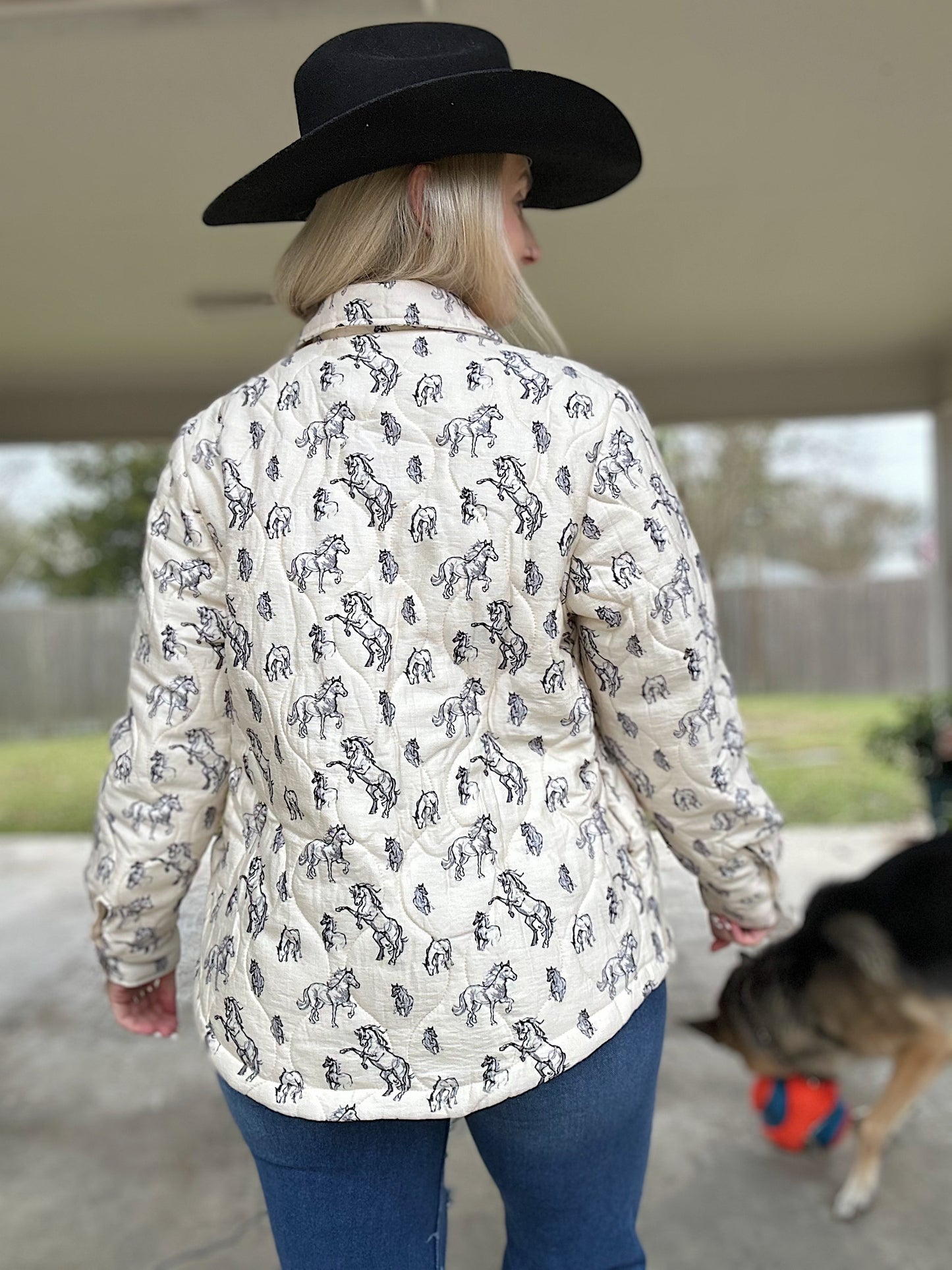 Quilted Pony Jacket