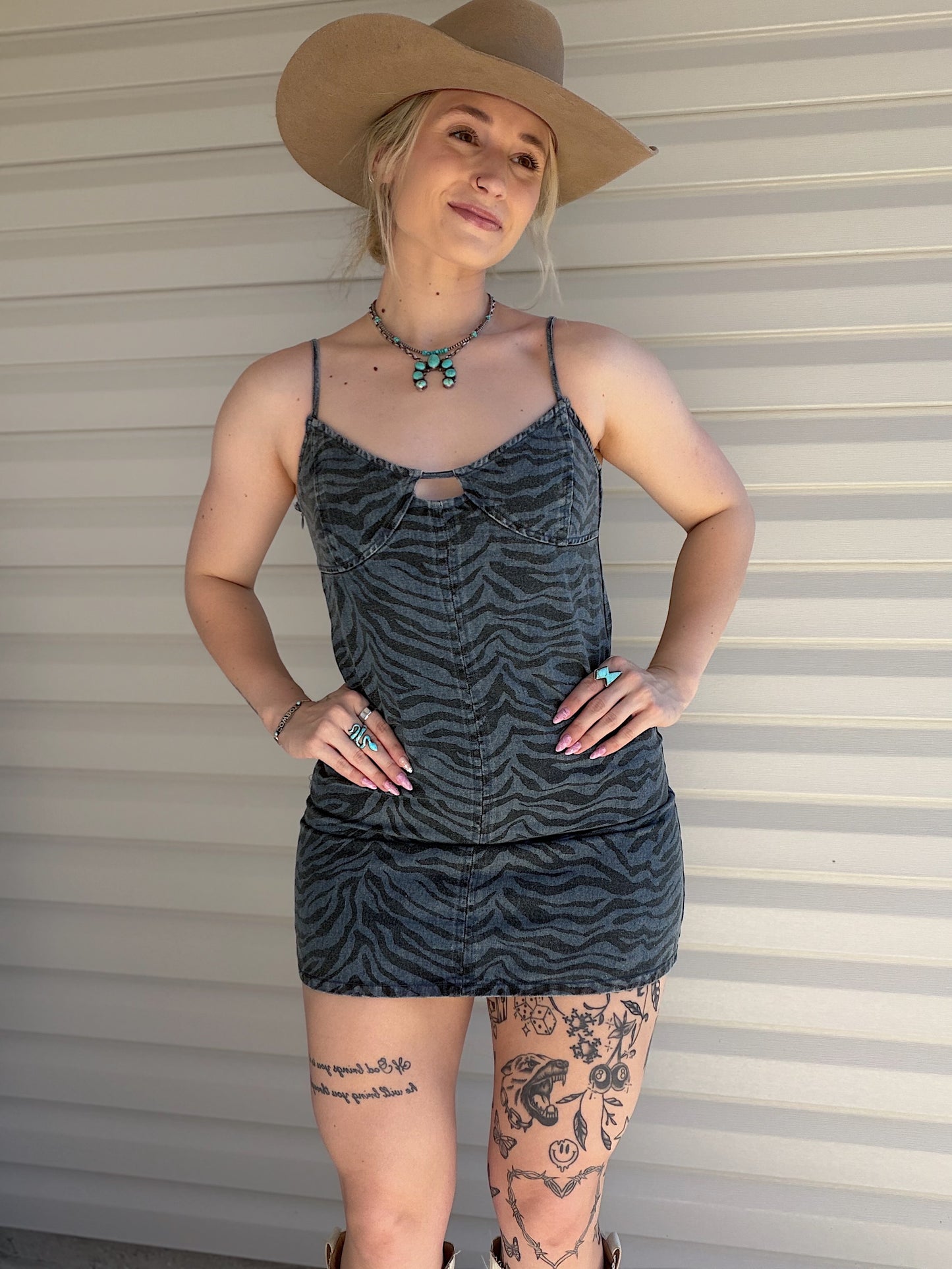 Zebra Mini Dress