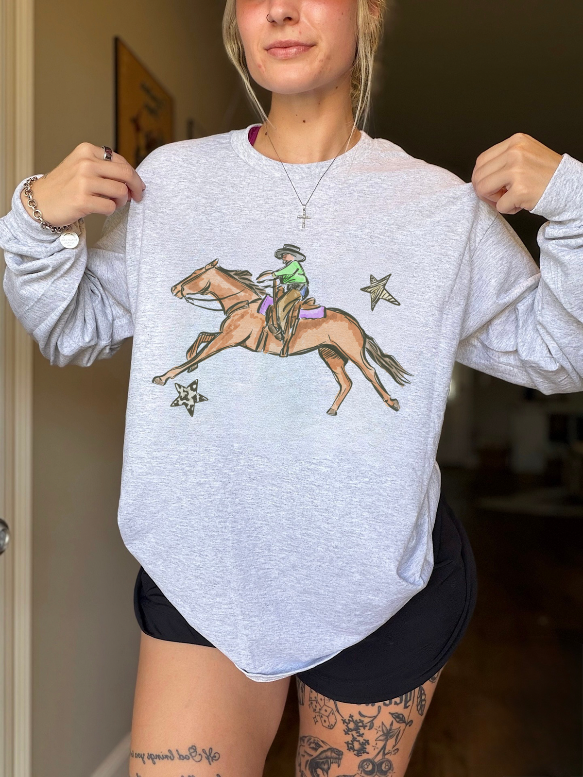 Cosmic Cowboy Long Sleeve Tee