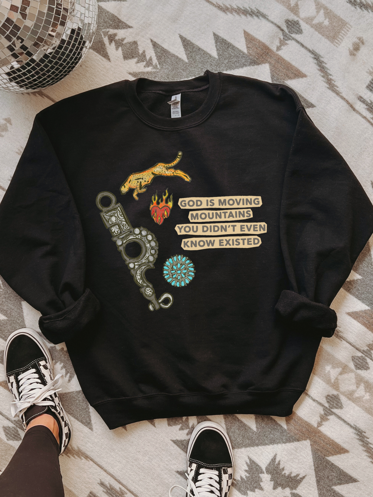God Is Moving Mountains Crewneck