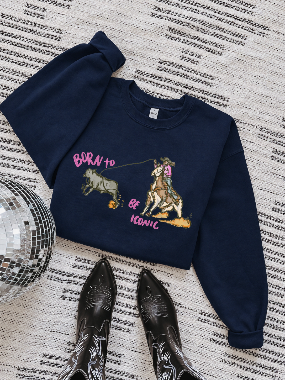 Iconic Cowgirl Crewneck