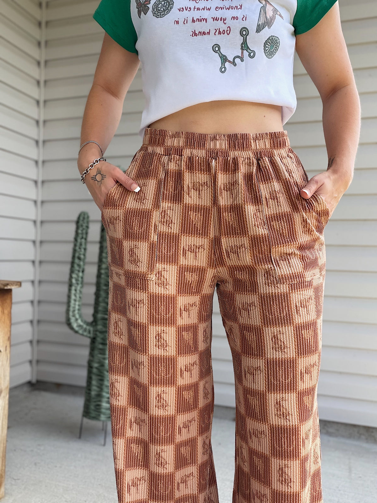 The Cowboy Check Pants