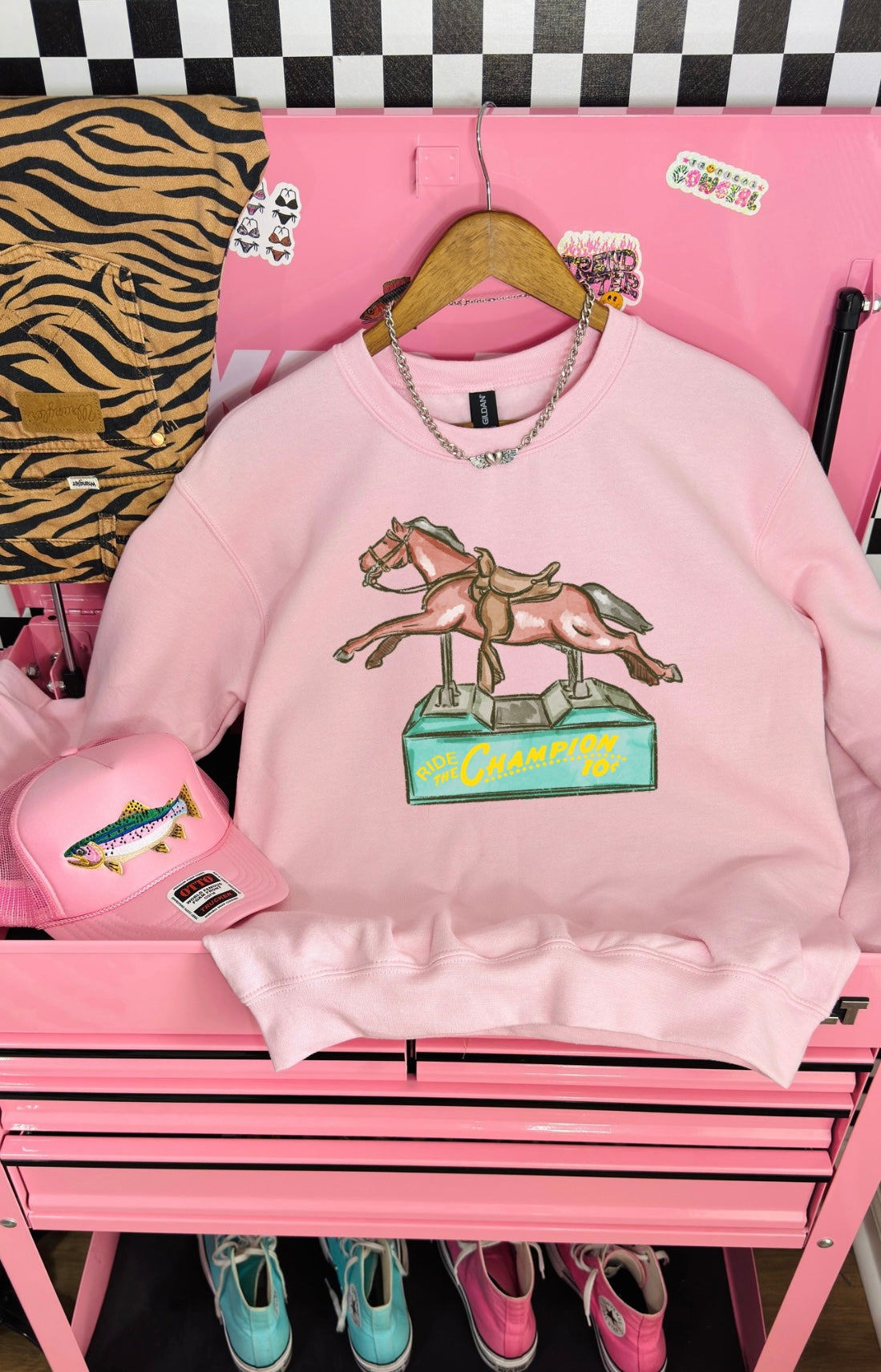 Carnival Cowgirl Crewneck