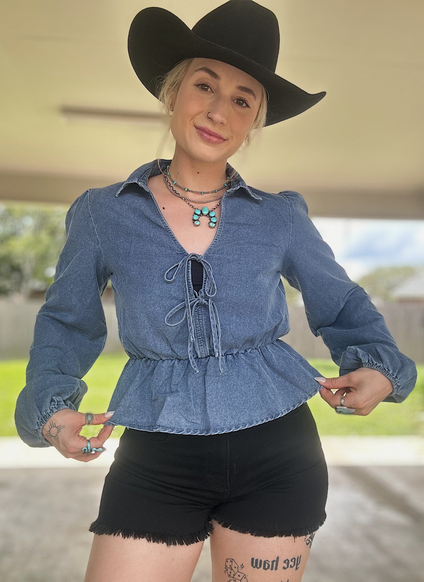 The Denim Long Sleeve