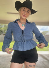 Load image into Gallery viewer, The Denim Long Sleeve

