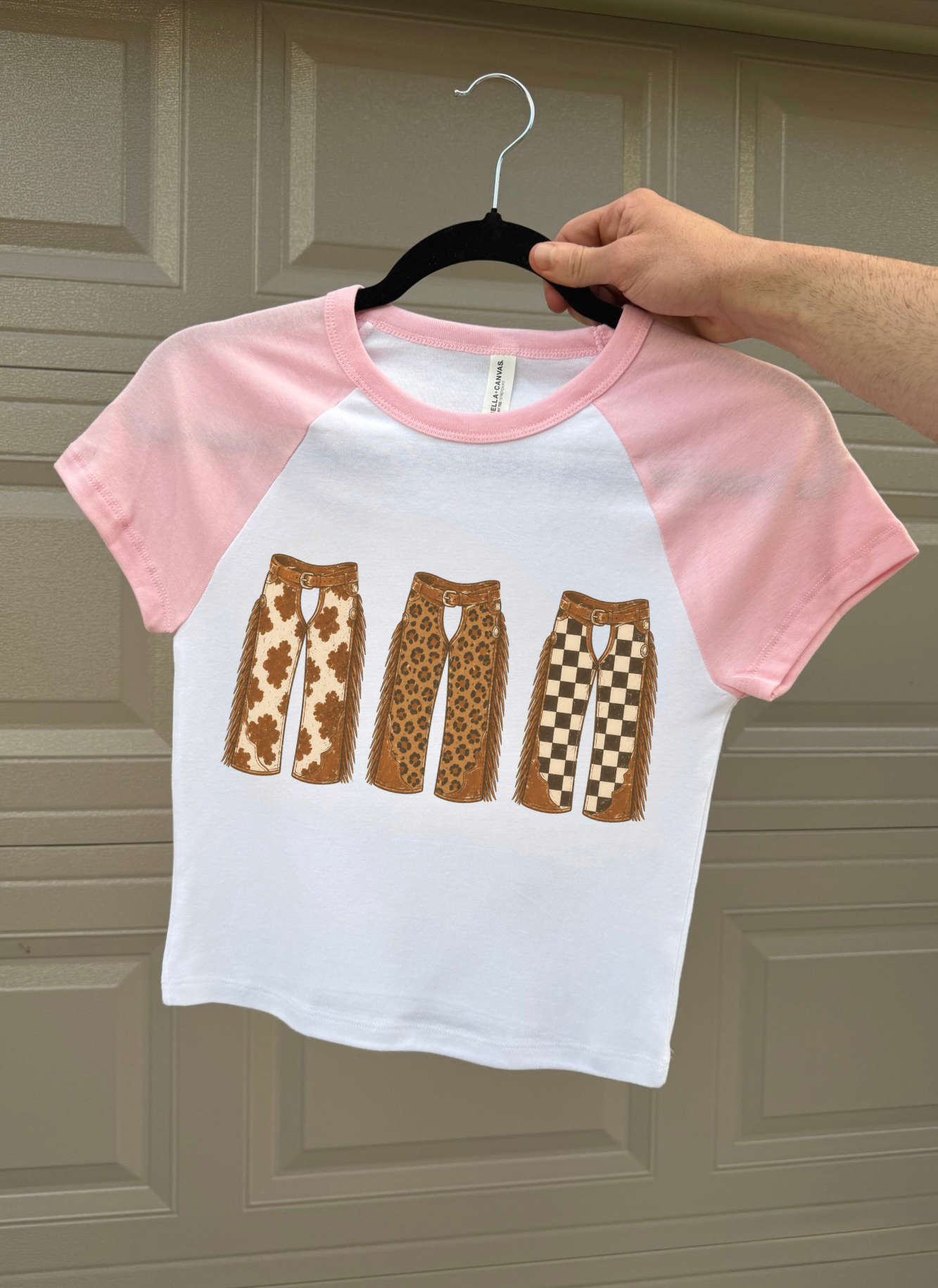 Triple Chaps Baby Tee