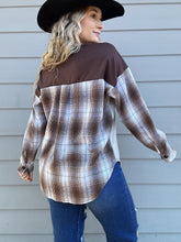 Load image into Gallery viewer, Flannel Henley Top
