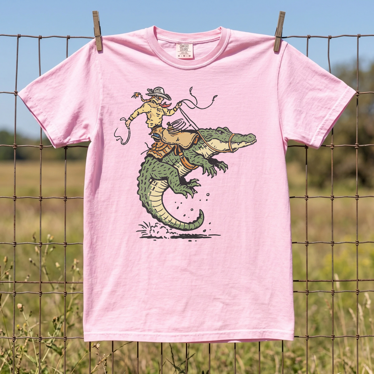 Alligator Cowboy COMFORT COLORS TEE