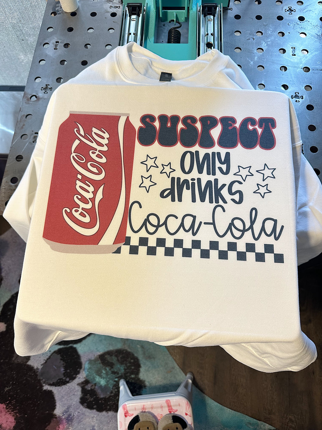 Suspect Cola TEE or CREWNECK