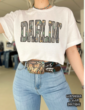 Load image into Gallery viewer, Camo Darlin’ Tee or Crewneck
