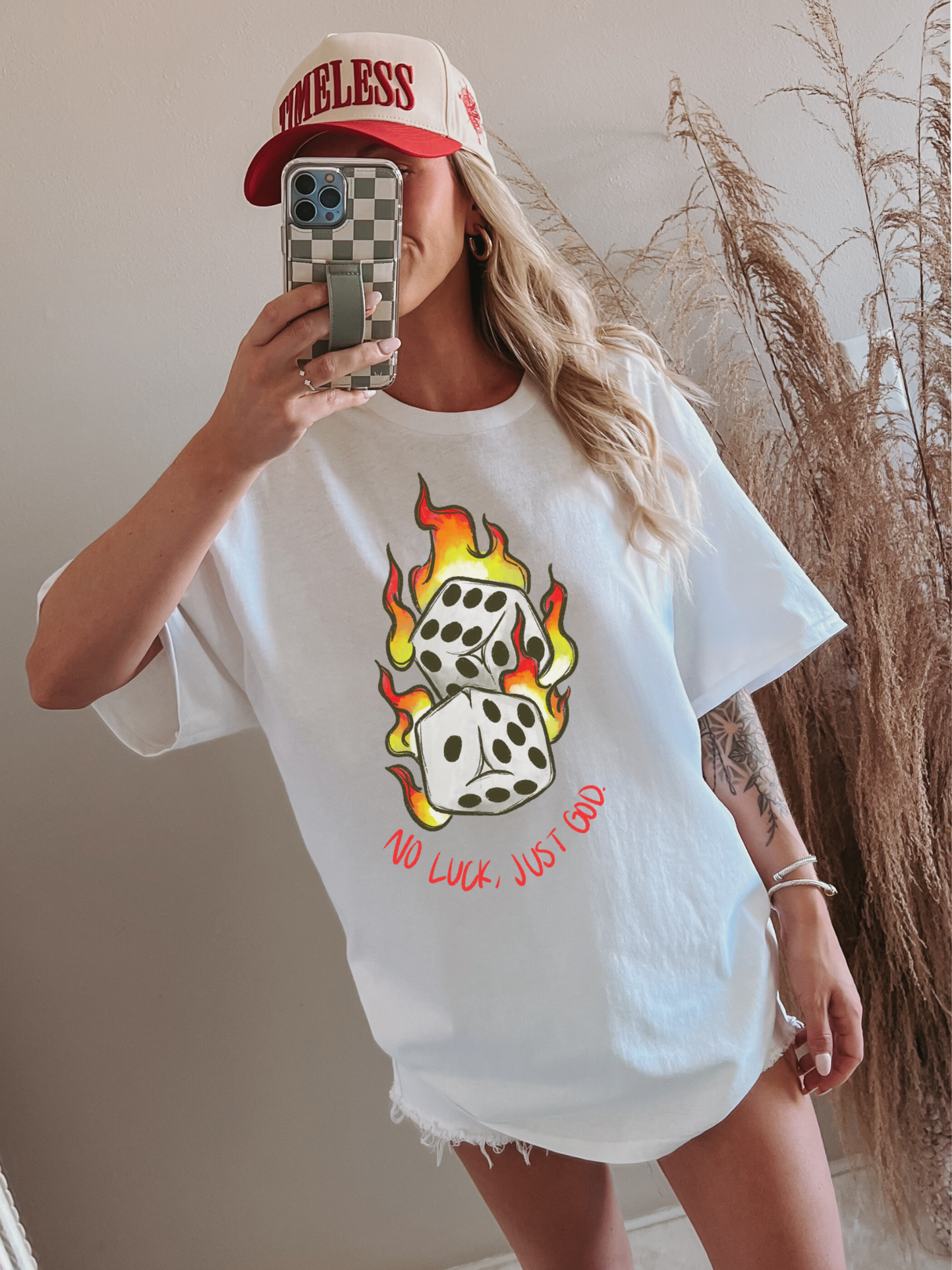 No Luck, Just God TEE or CREWNECK