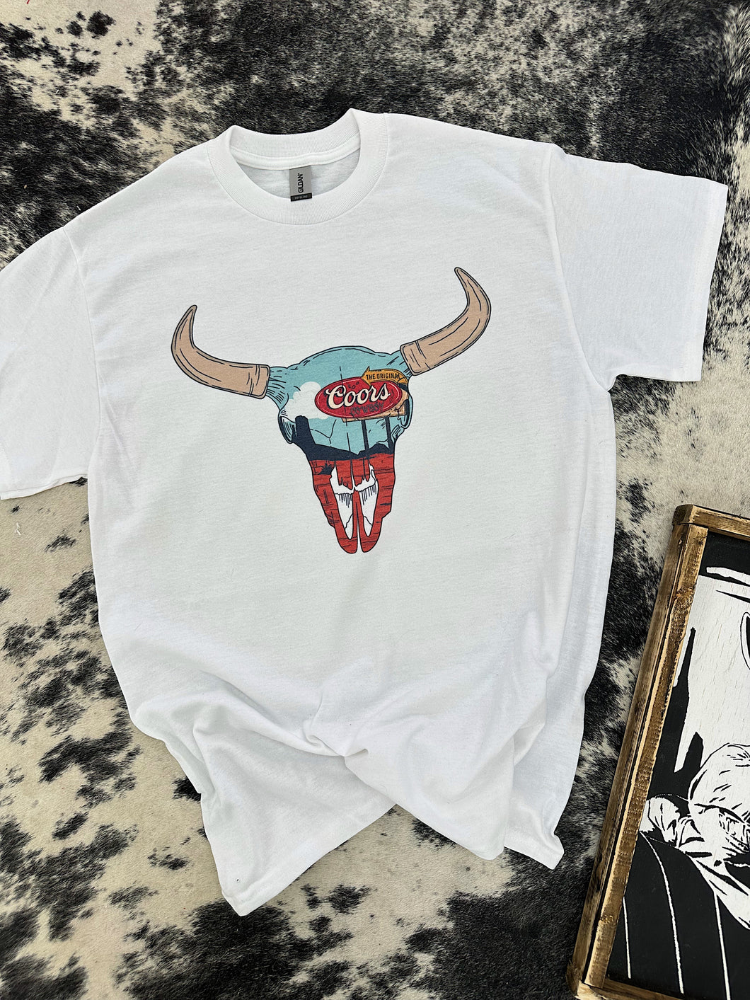 Longhorn TEE or CREWNECK