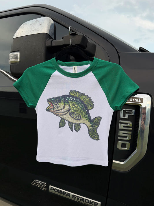 Rhinestone Bass Baby Tee