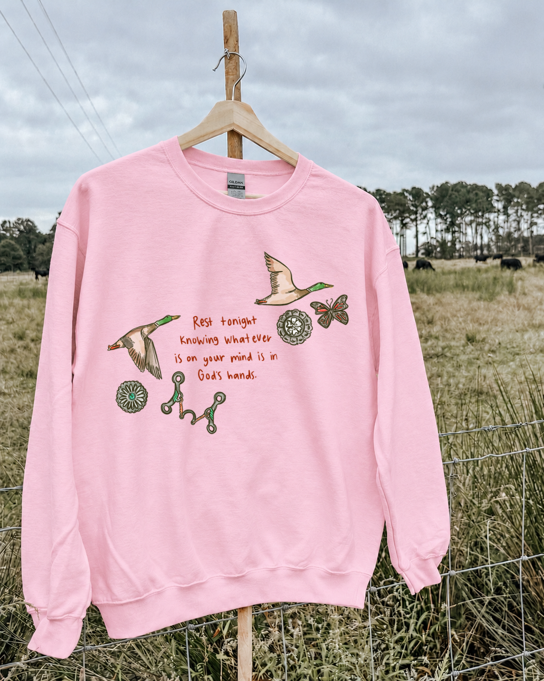 In God’s Hands Crewneck