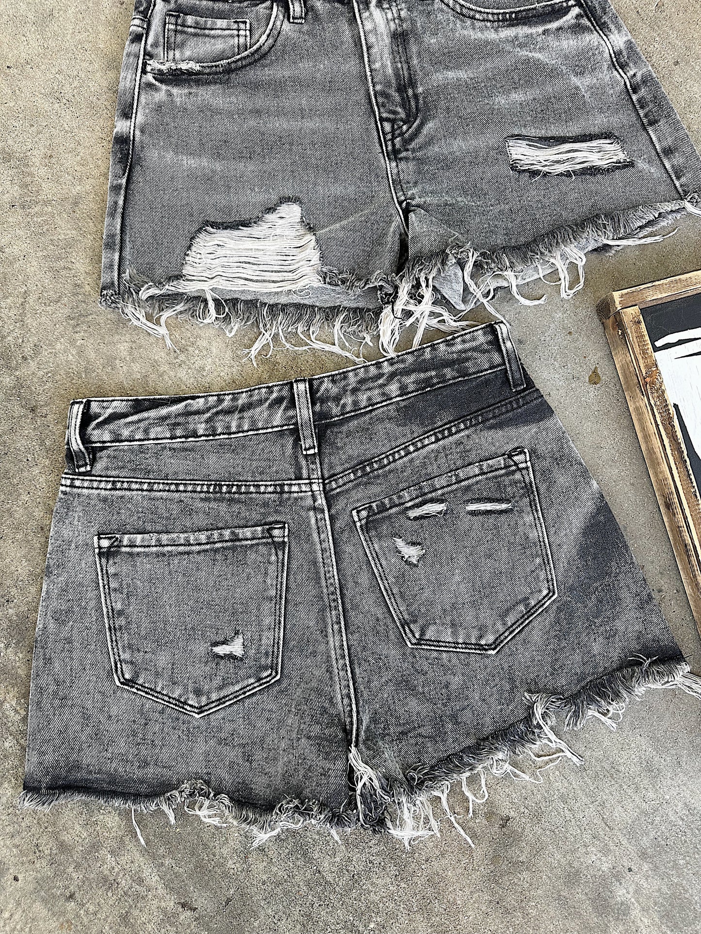 The Smokey Denim Shorts