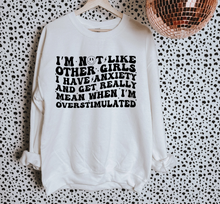Load image into Gallery viewer, Not Like Other Girls TEE or CREWNECK
