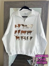 Load image into Gallery viewer, Callin’ Cattle Quarter Zip
