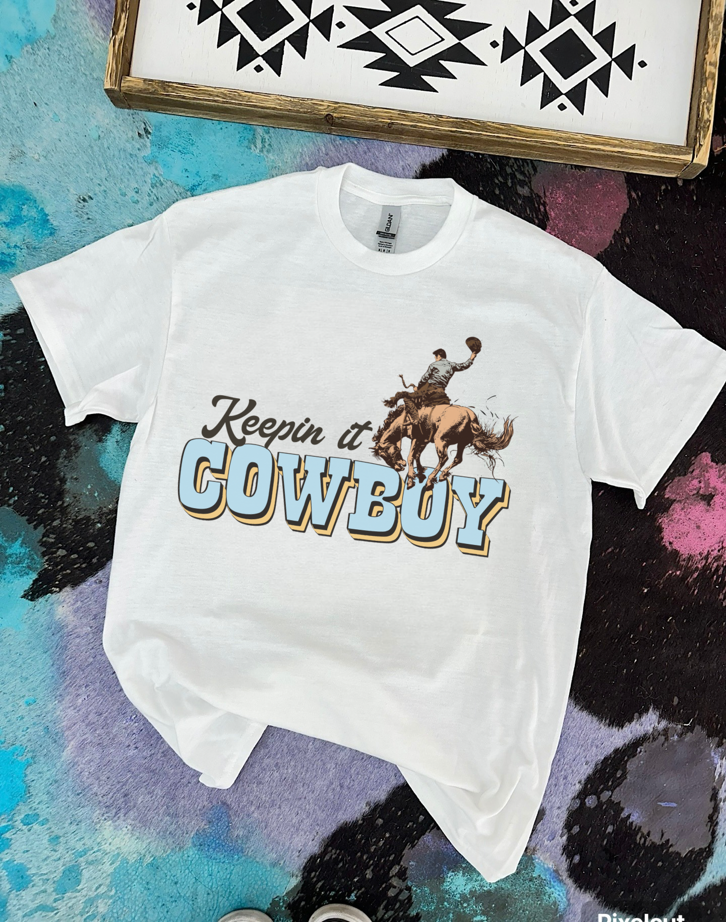 Keepin’ It Cowboy Tee or Crewneck