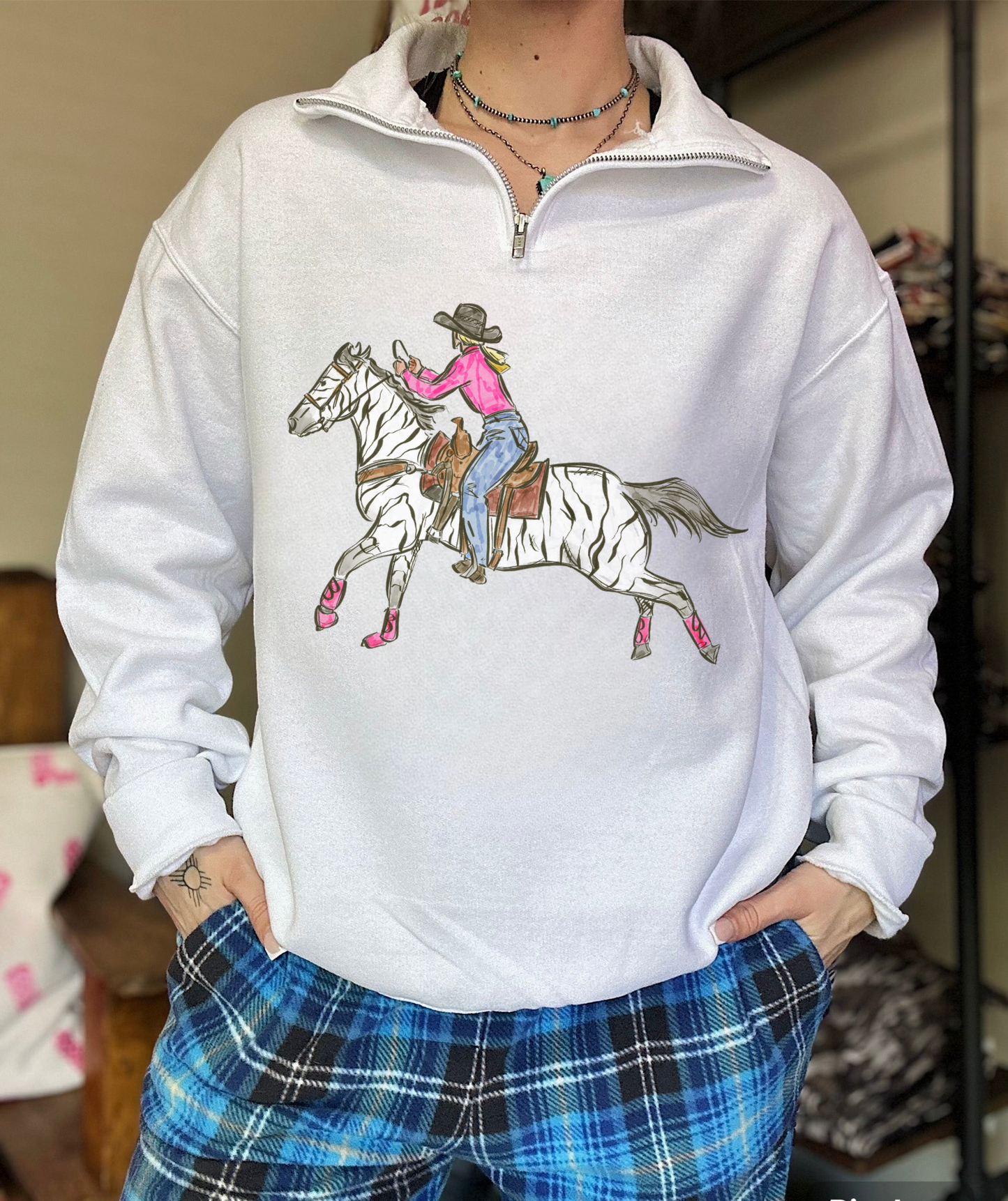 Cowgirl Chaos Quarter Zip