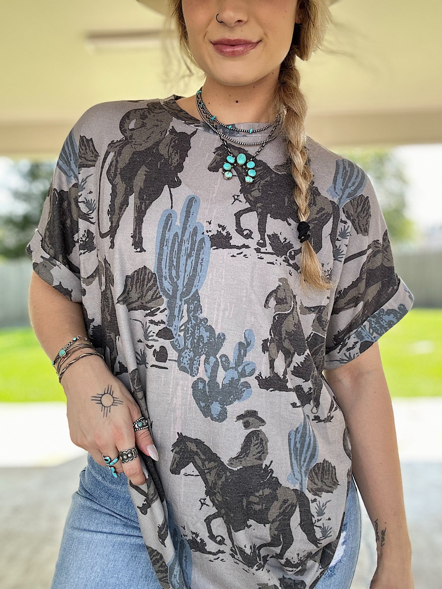 The Dusty Cactus Oversized Top