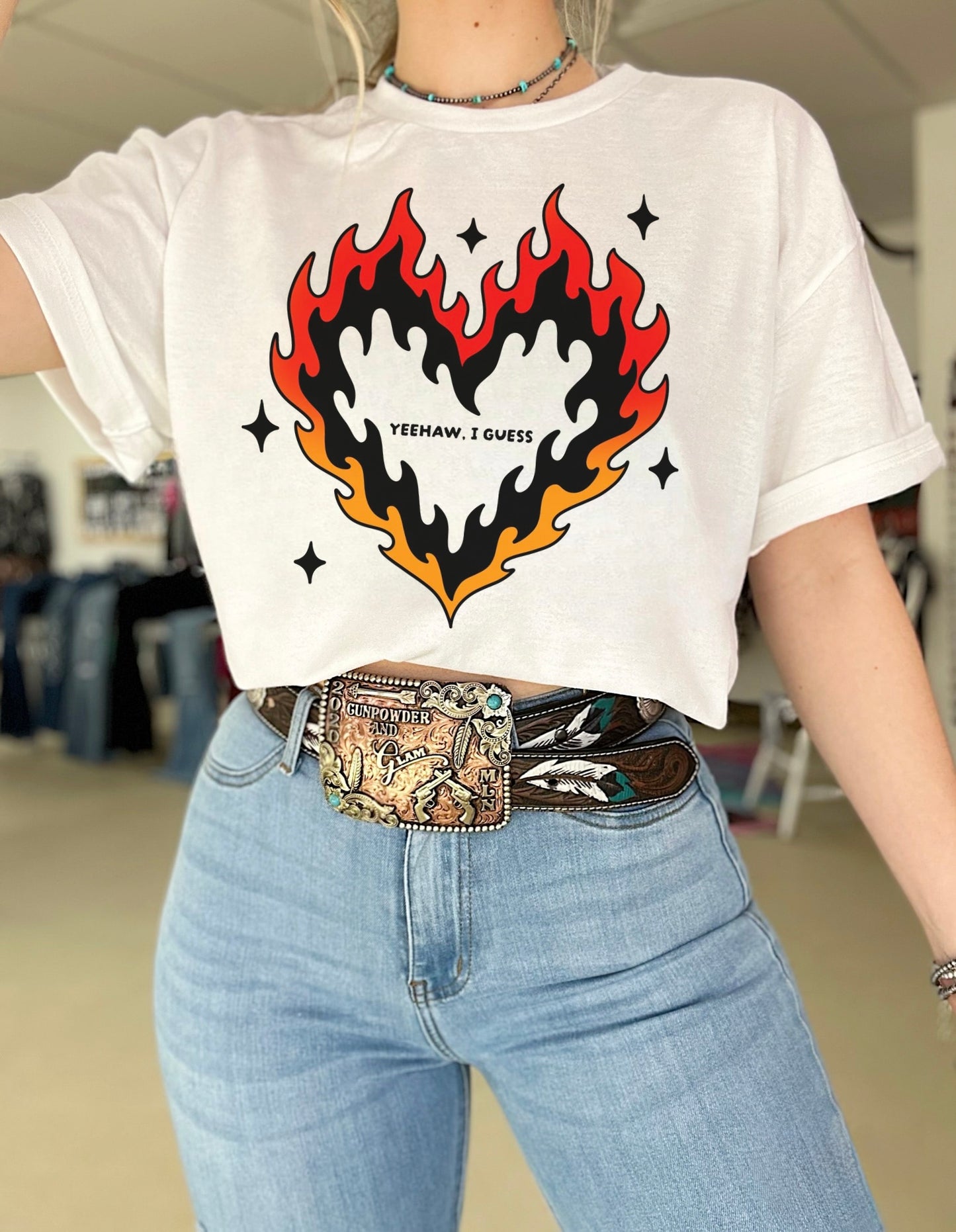 Yeehaw, I Guess TEE or CREWNECK