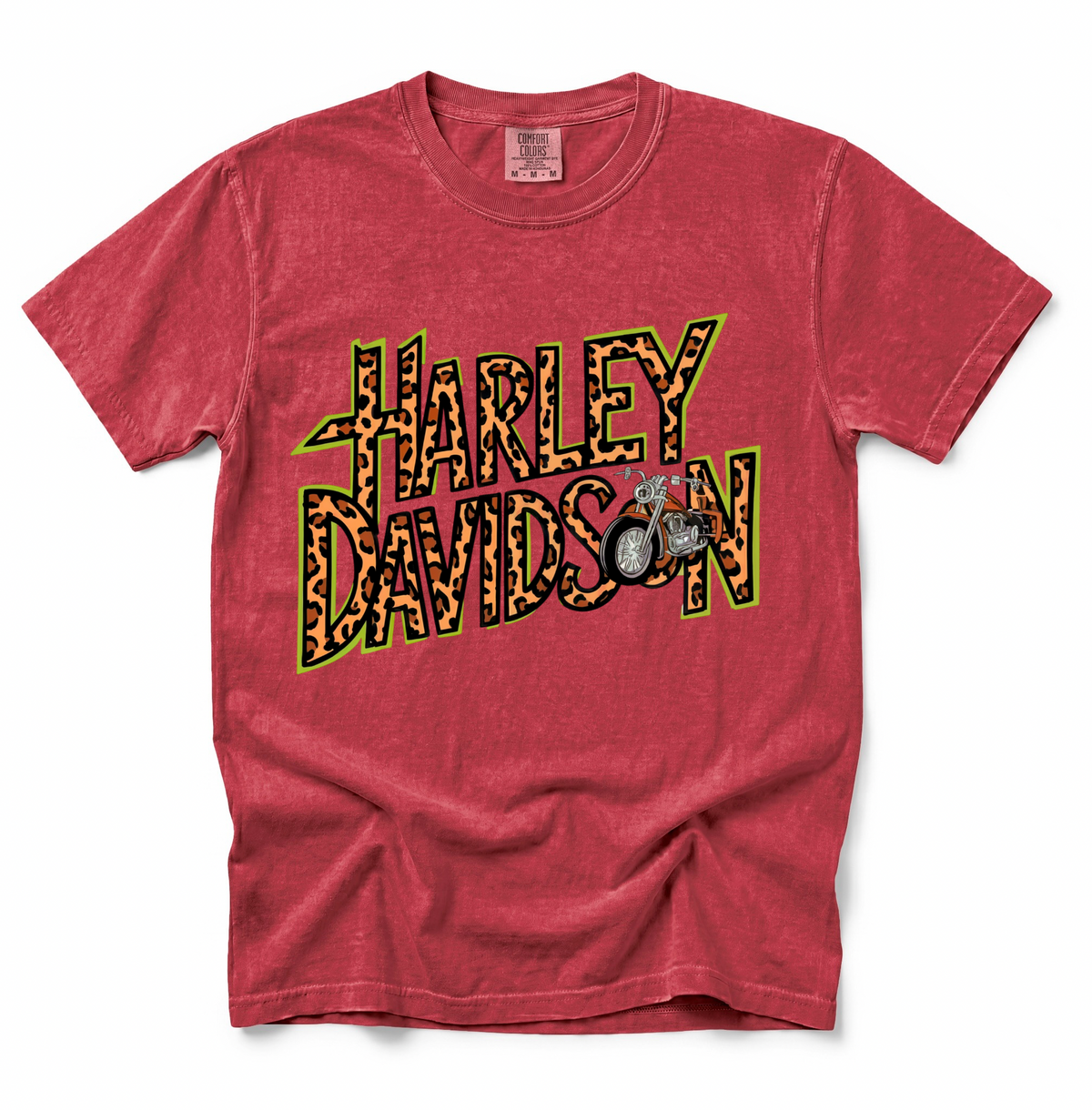 Leopard Harley COMFORT COLORS TEE