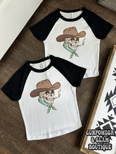 Load image into Gallery viewer, Cowboy Skelly Baby Tee
