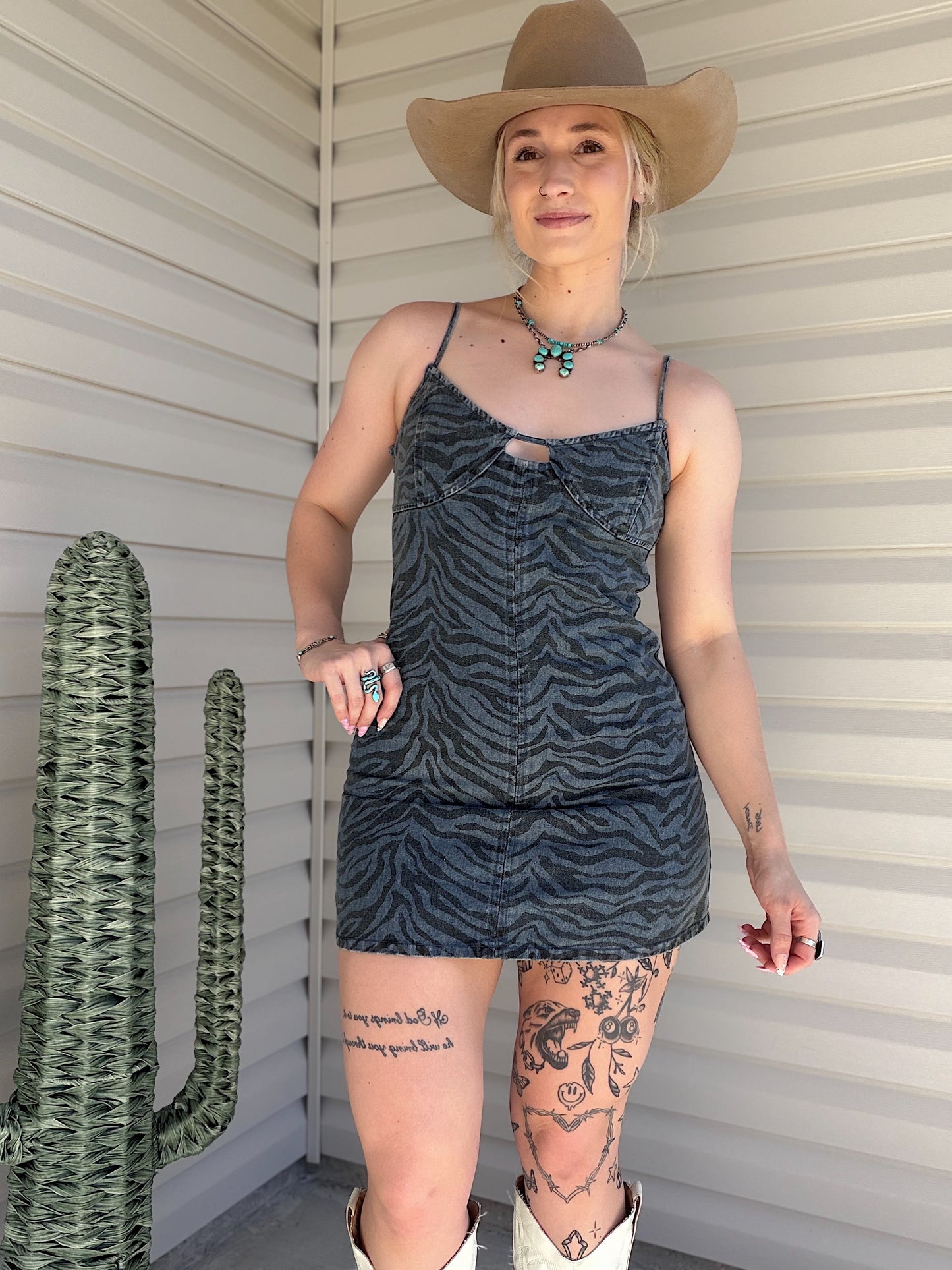 Zebra Mini Dress