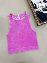 Load image into Gallery viewer, Mineral Washed Tank (Pink)

