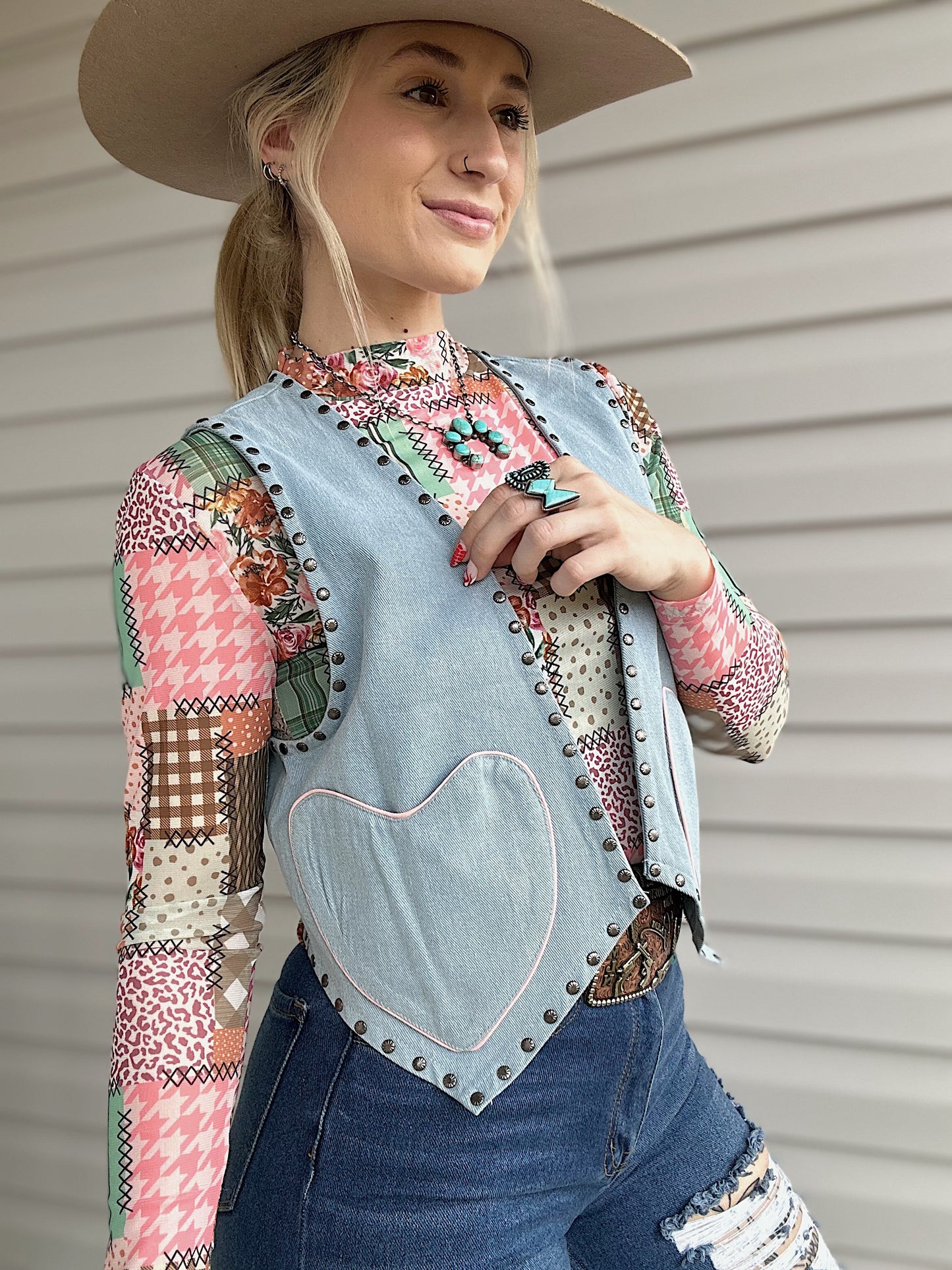 4 The Love Of Denim Vest