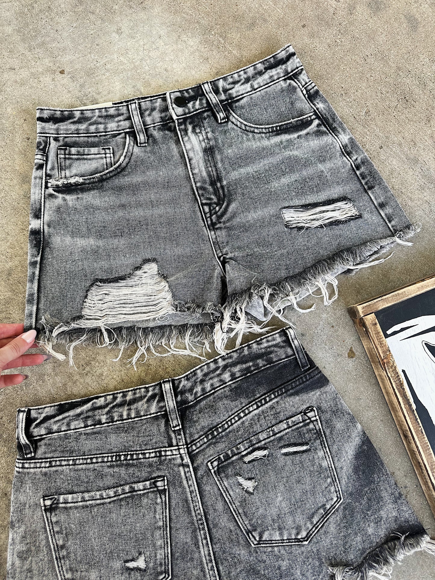 The Smokey Denim Shorts
