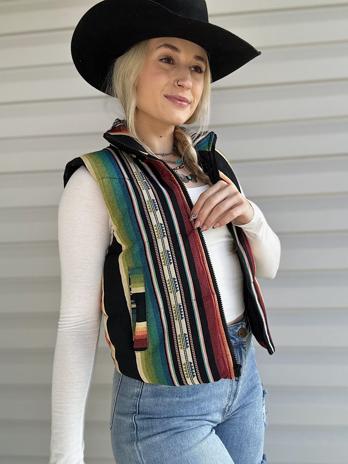 The Serape Puffer Vest