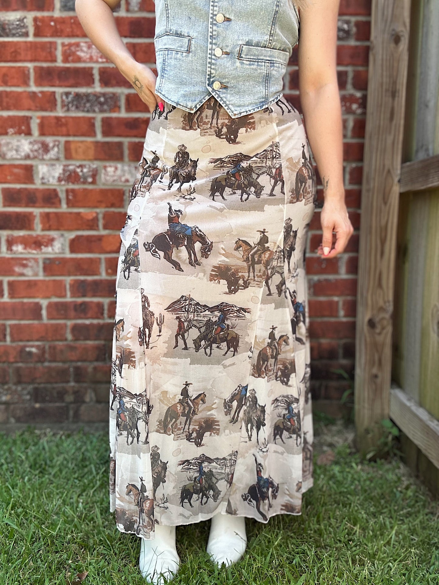 Wild West Maxi Skirt