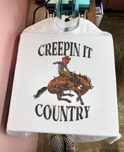 Load image into Gallery viewer, Creepin It Country Tee or Crewneck
