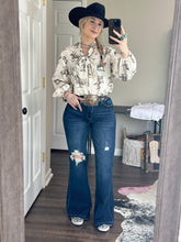 Load image into Gallery viewer, The Rowdy Rebel Tie Blouse
