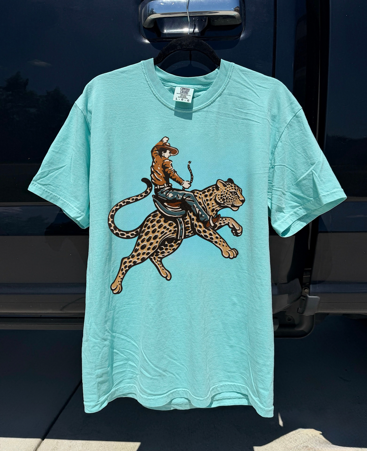 Cowboy Jaguar COMFORT COLORS TEE