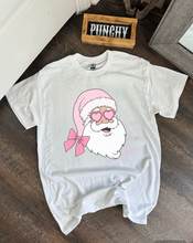 Load image into Gallery viewer, Pink Santa Tee or Crewneck
