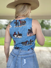 Load image into Gallery viewer, The Wranglin’ Cowboy Tie Vest
