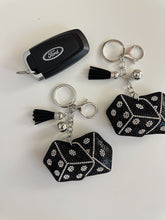Load image into Gallery viewer, Rhinestone Dice Keychain

