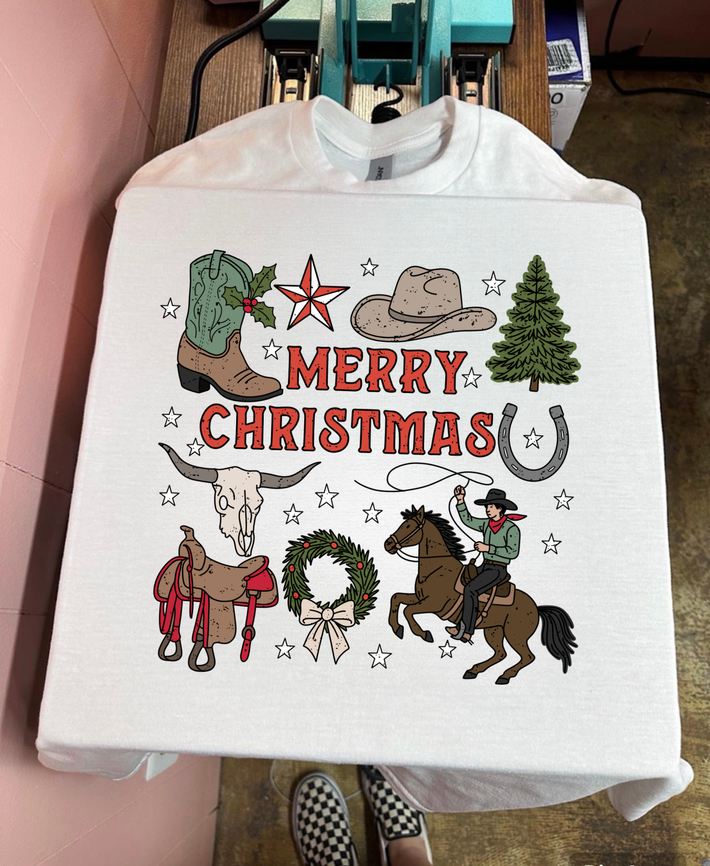 Wild West Christmas TEE or CREWNECK