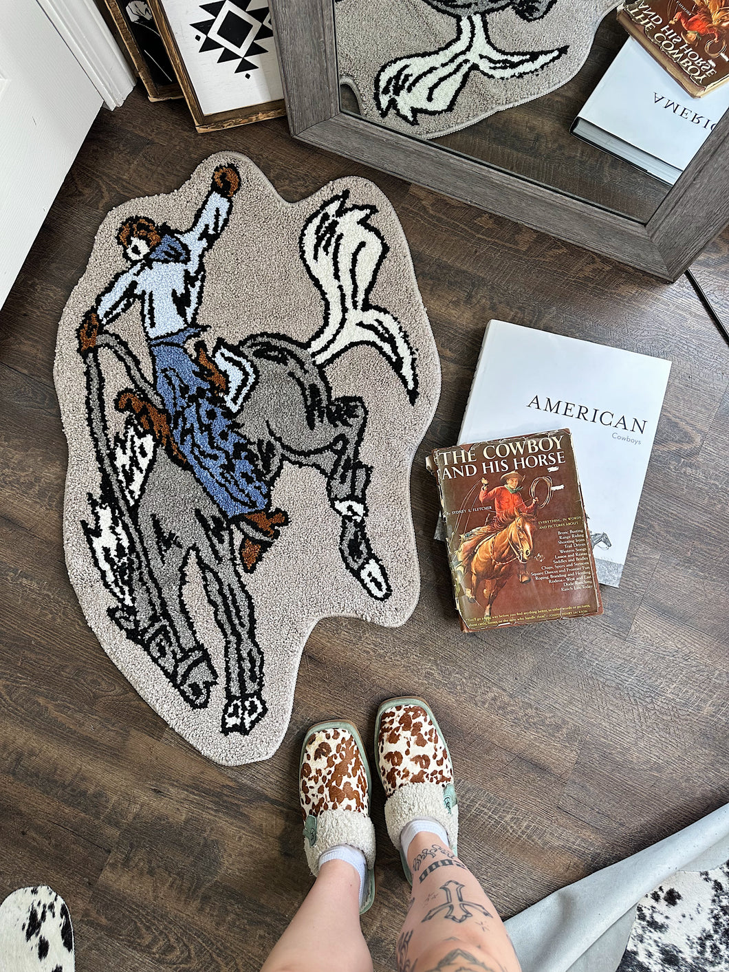 Bronc Buster Rug