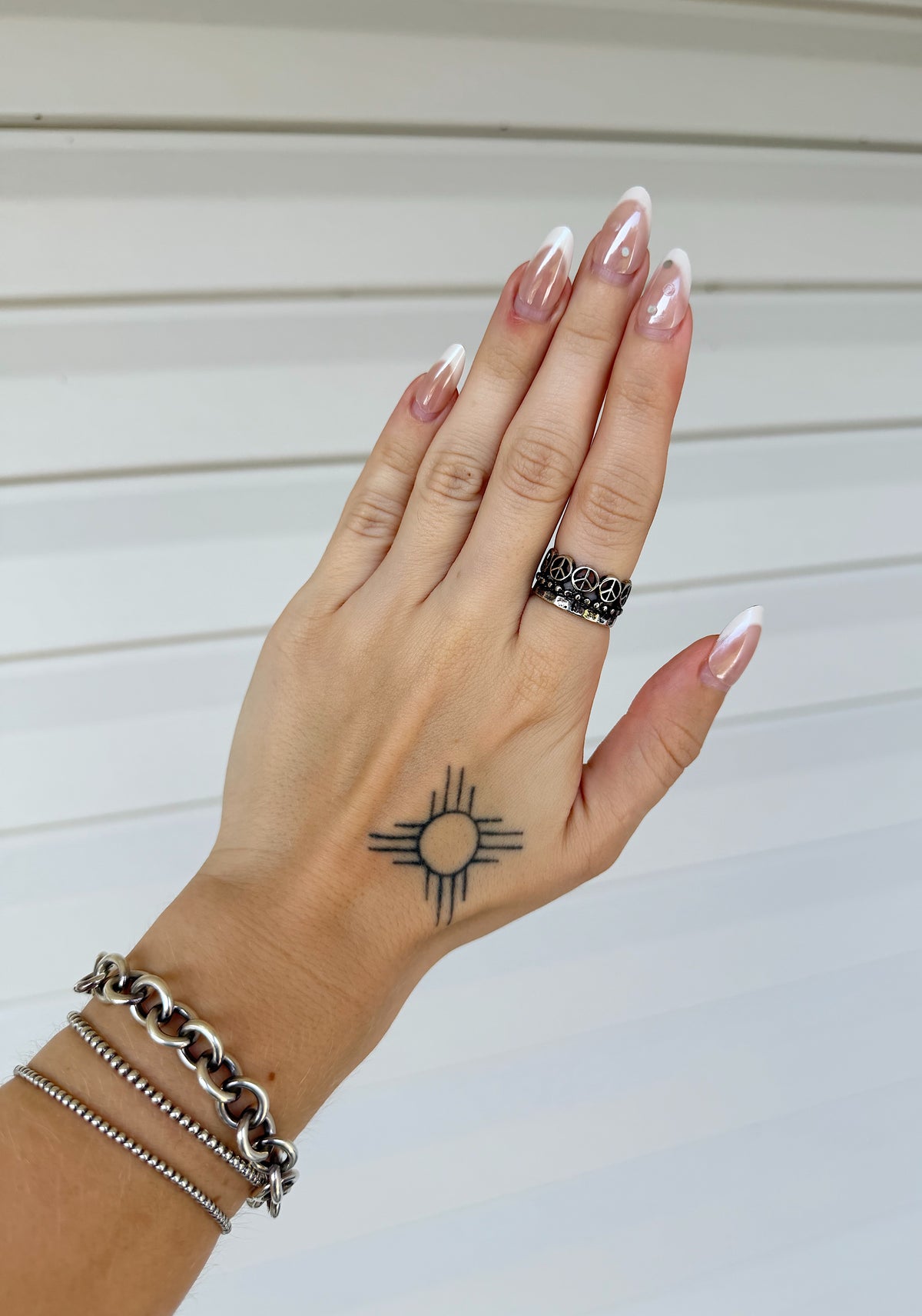 The Peace Sign Cuff