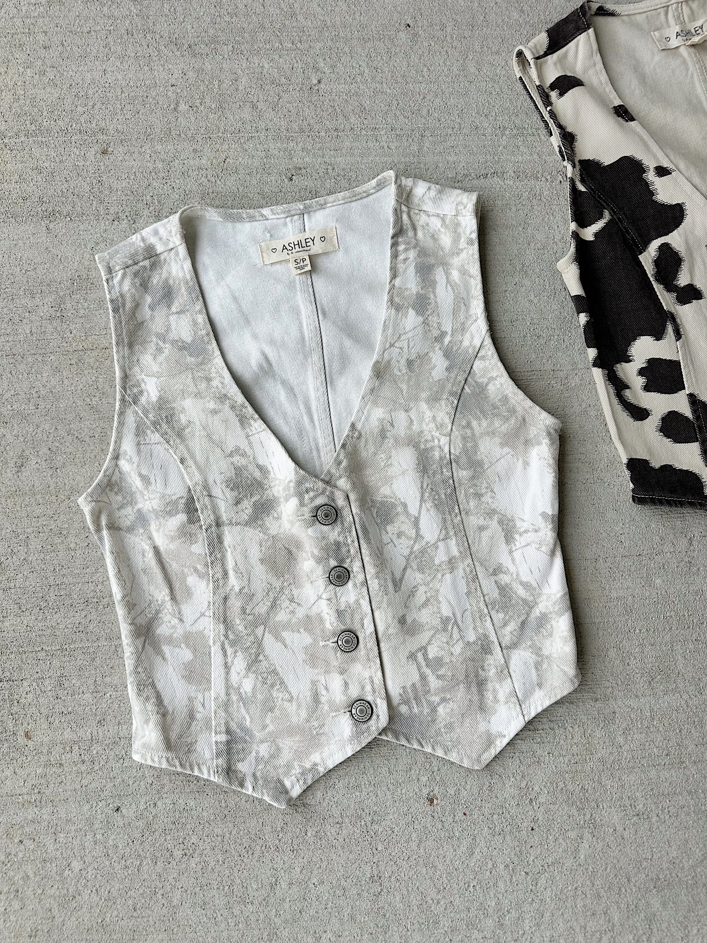 Camo Denim Vest