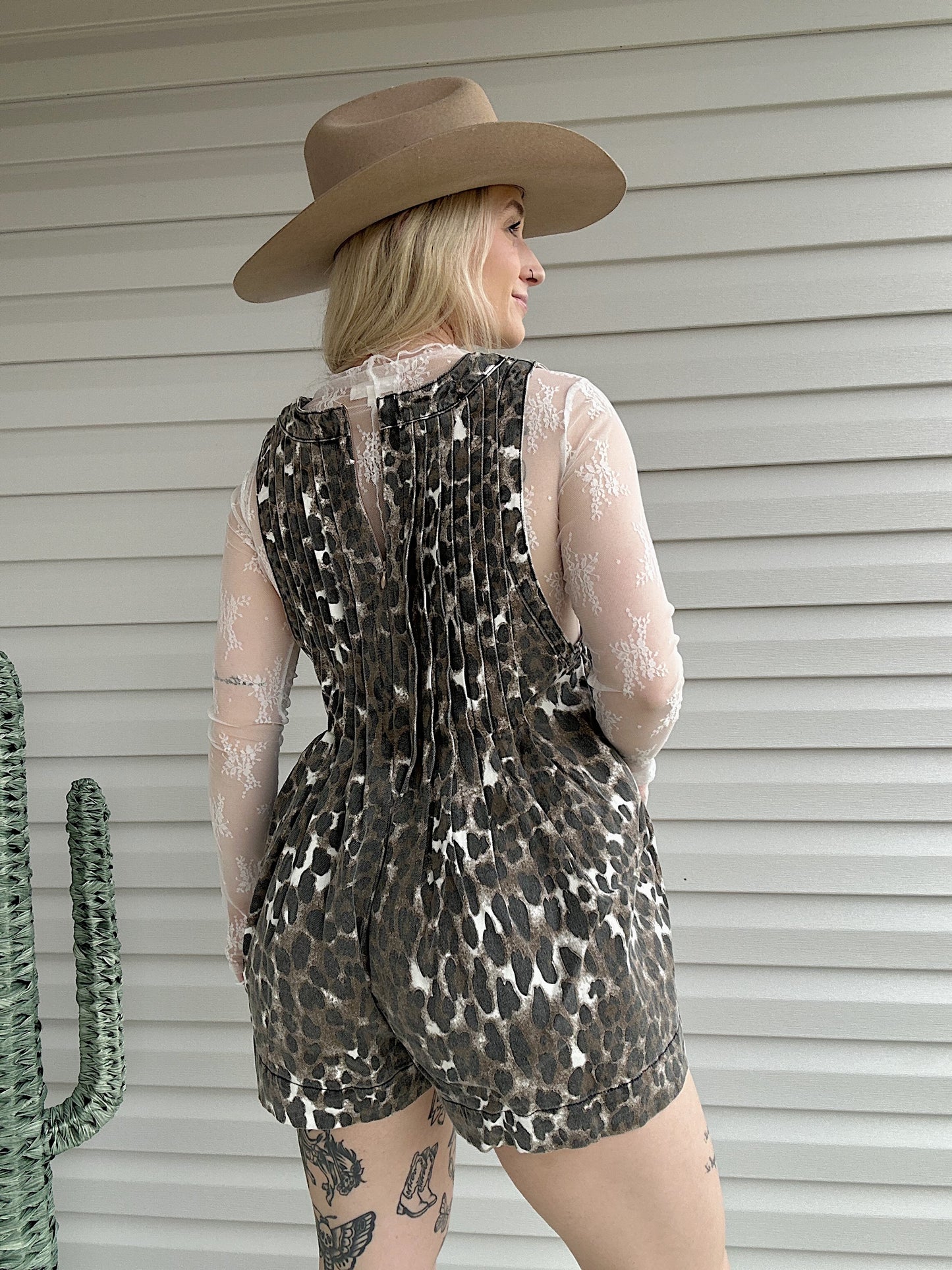 The Leopard Lola Romper