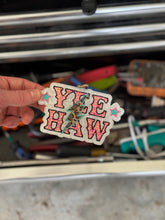 Load image into Gallery viewer, Leopard Yee Haw Car Freshie
