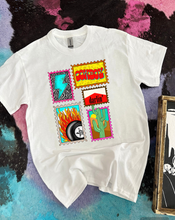 Load image into Gallery viewer, Western Stamp Collage Tee or Crewneck
