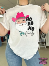Load image into Gallery viewer, Ho Ho Ho Howdy Tee or Crewneck
