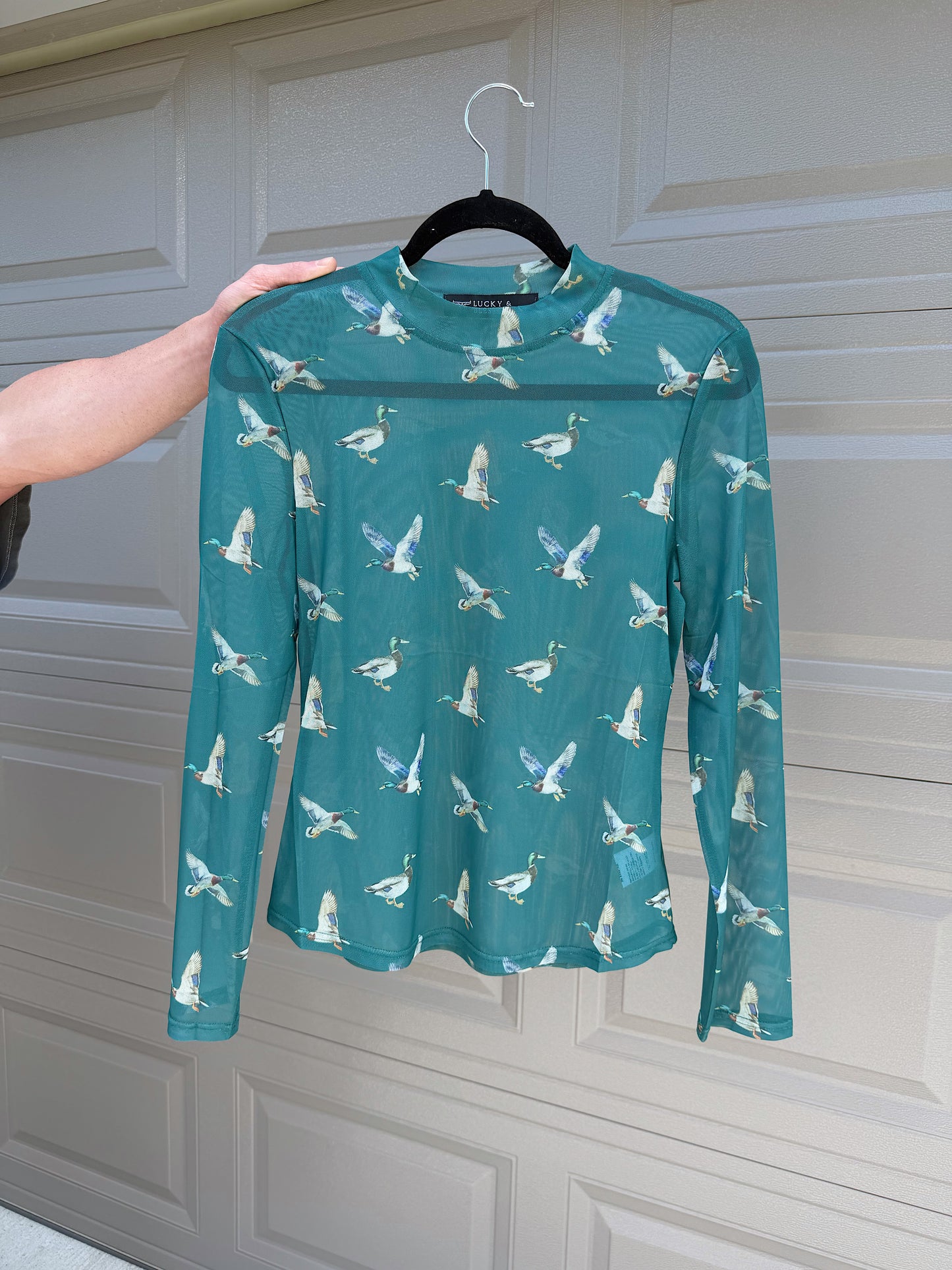 The Mallard Mesh Top